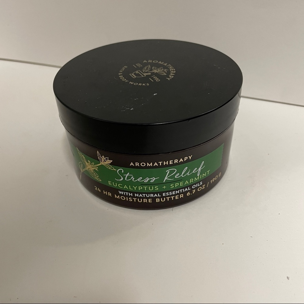 Bath Body Works Aromatherapy Stress Relief Eucalyptus Spearmint Moisture Butter